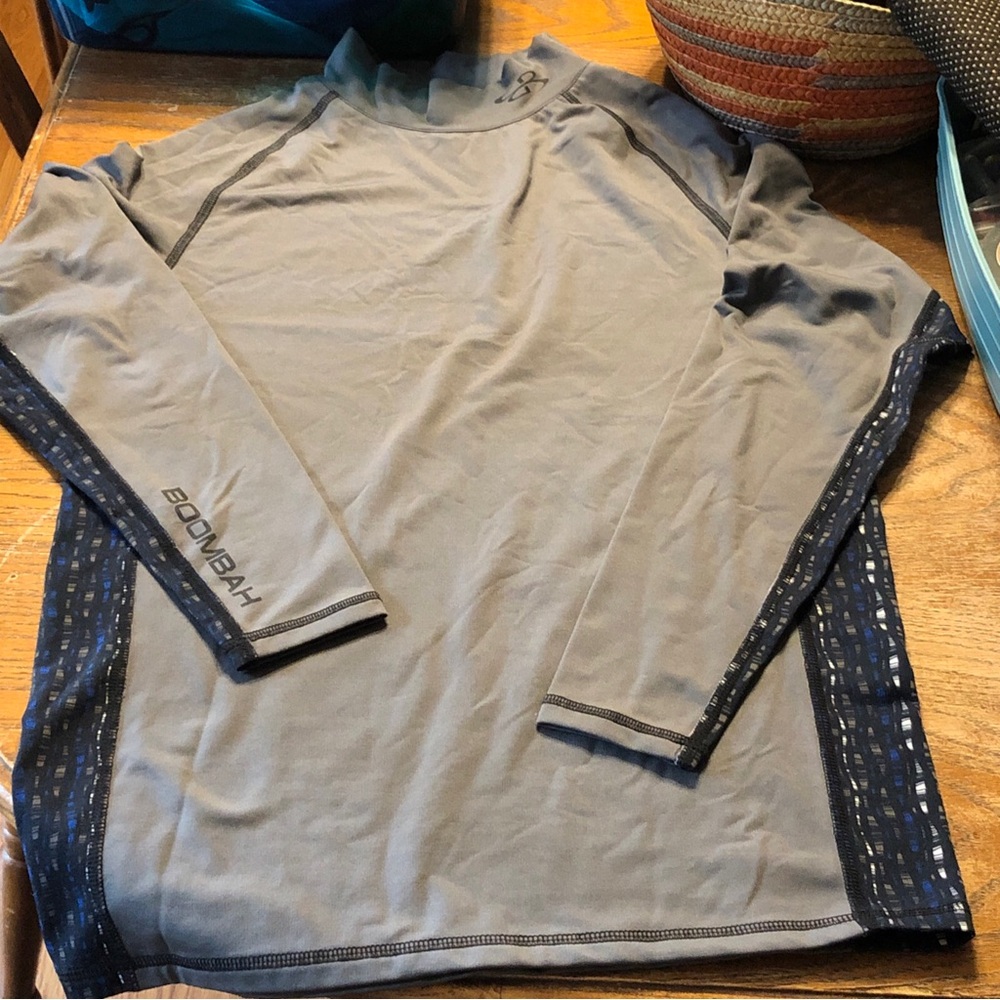 BoomBah Men’s Long-Sleeve Performance Shirt — Gray